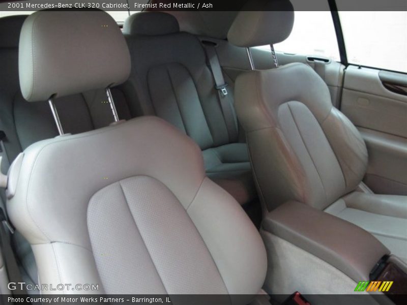 Firemist Red Metallic / Ash 2001 Mercedes-Benz CLK 320 Cabriolet