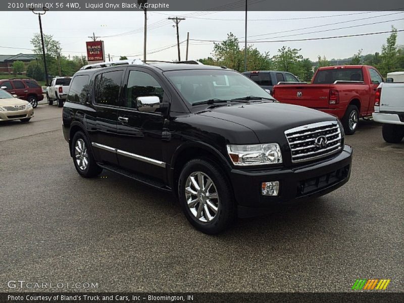 Liquid Onyx Black / Graphite 2010 Infiniti QX 56 4WD