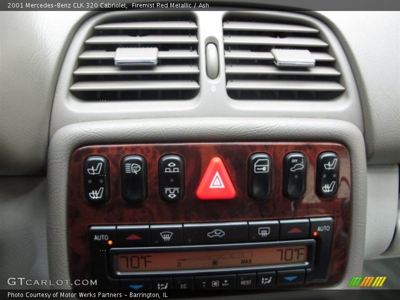 Firemist Red Metallic / Ash 2001 Mercedes-Benz CLK 320 Cabriolet
