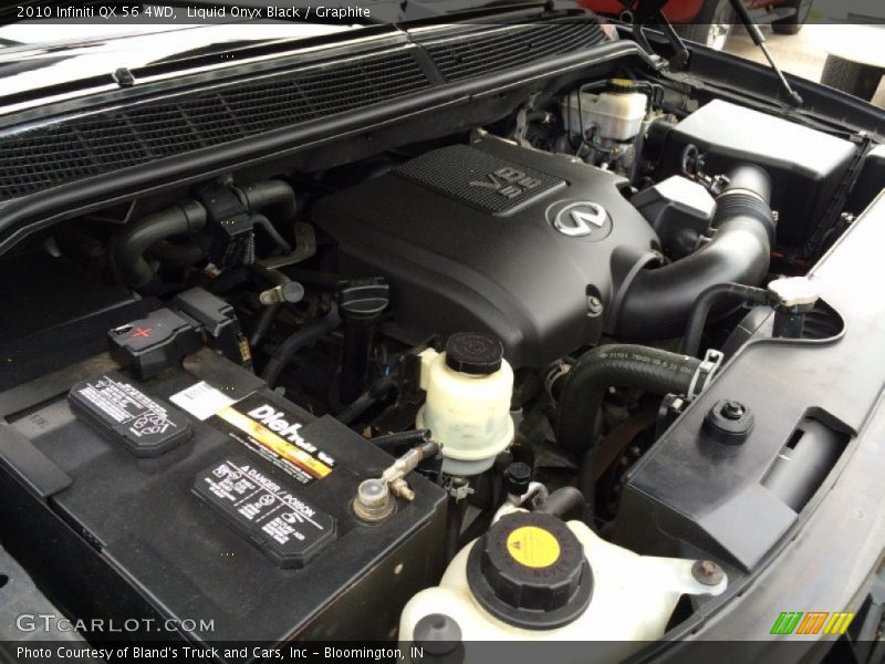 Liquid Onyx Black / Graphite 2010 Infiniti QX 56 4WD