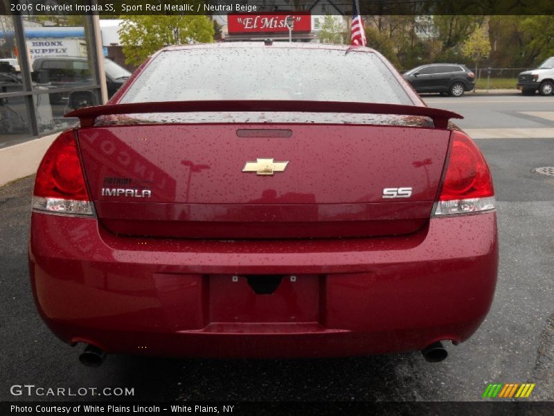 Sport Red Metallic / Neutral Beige 2006 Chevrolet Impala SS