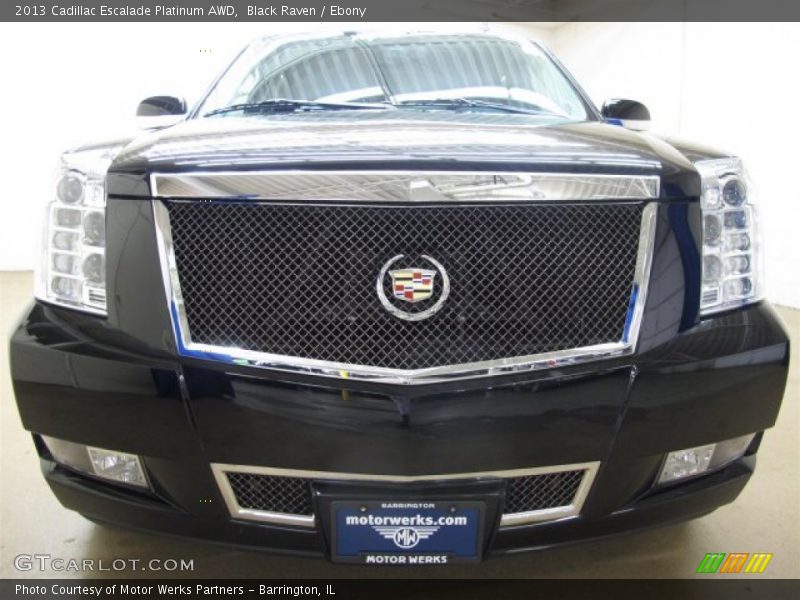 Black Raven / Ebony 2013 Cadillac Escalade Platinum AWD