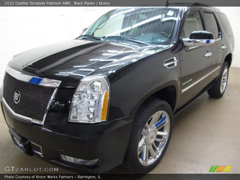 Black Raven / Ebony 2013 Cadillac Escalade Platinum AWD