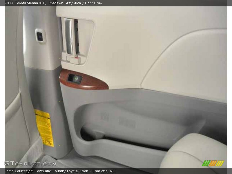 Predawn Gray Mica / Light Gray 2014 Toyota Sienna XLE