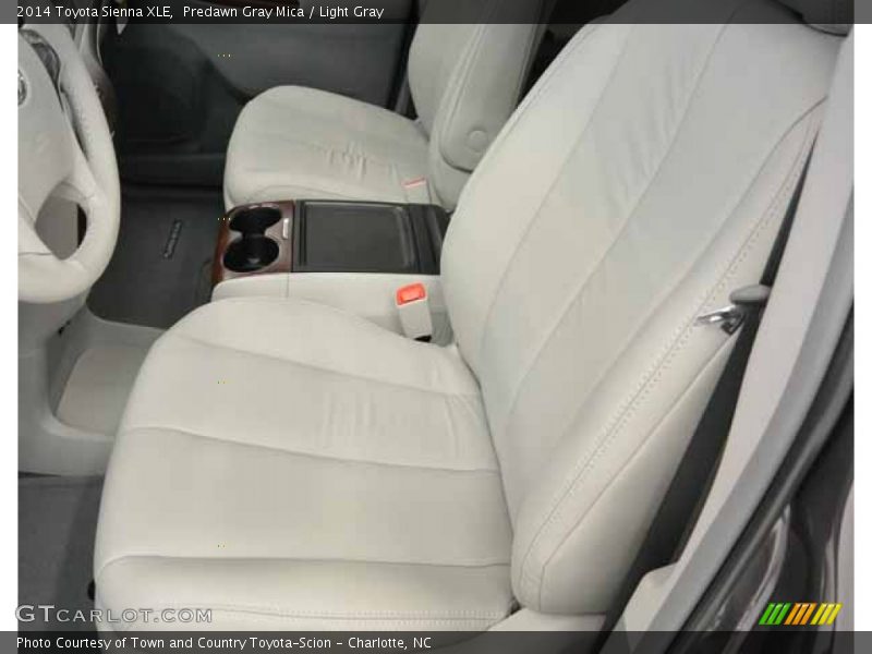 Predawn Gray Mica / Light Gray 2014 Toyota Sienna XLE