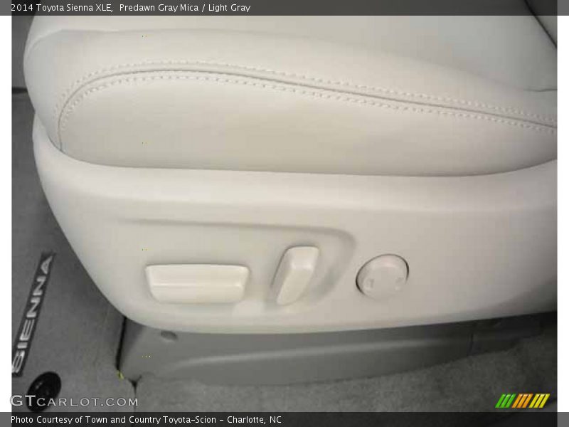 Predawn Gray Mica / Light Gray 2014 Toyota Sienna XLE