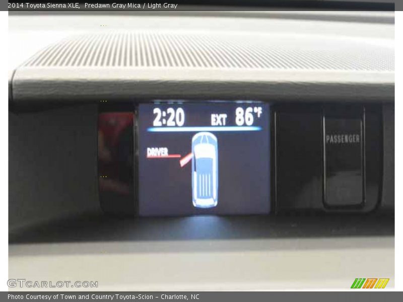 Predawn Gray Mica / Light Gray 2014 Toyota Sienna XLE