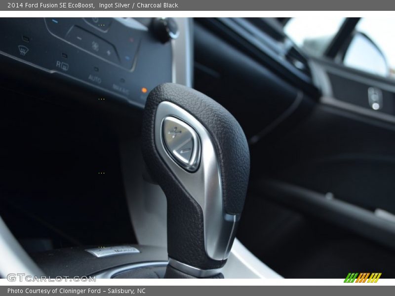 Ingot Silver / Charcoal Black 2014 Ford Fusion SE EcoBoost