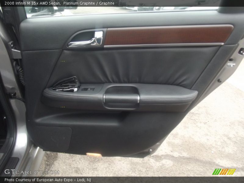 Platinum Graphite / Graphite 2008 Infiniti M 35x AWD Sedan