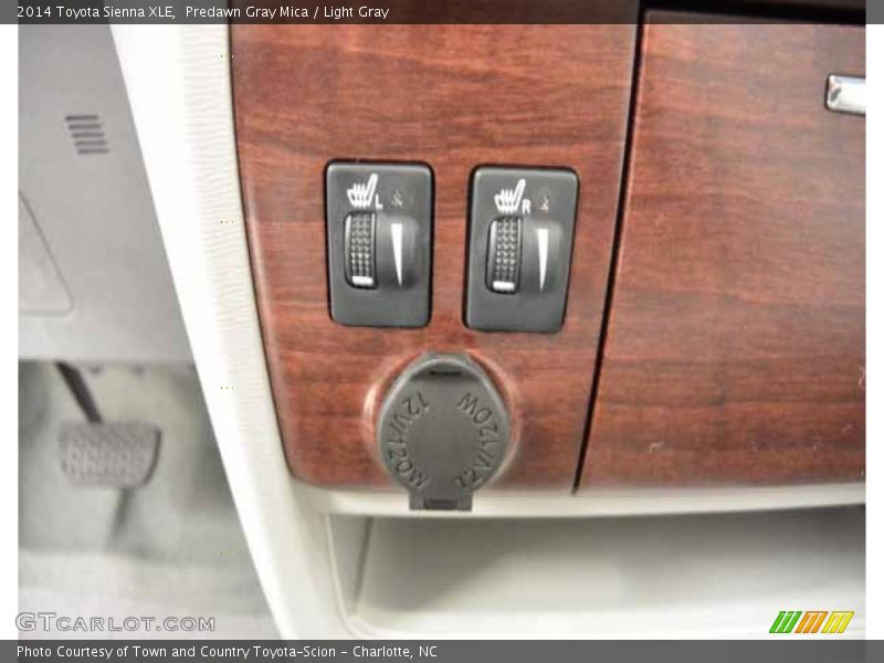 Predawn Gray Mica / Light Gray 2014 Toyota Sienna XLE