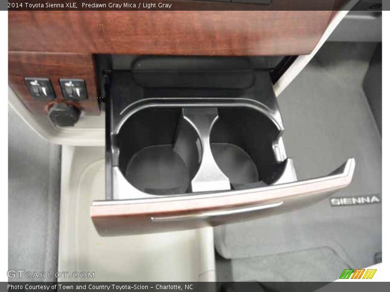 Predawn Gray Mica / Light Gray 2014 Toyota Sienna XLE