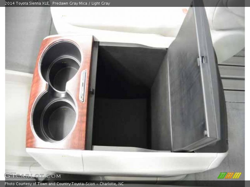 Predawn Gray Mica / Light Gray 2014 Toyota Sienna XLE