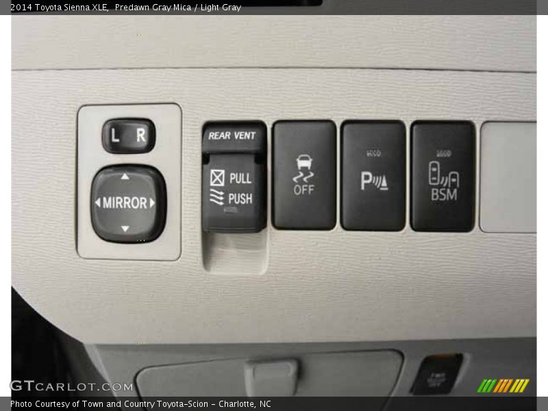 Predawn Gray Mica / Light Gray 2014 Toyota Sienna XLE