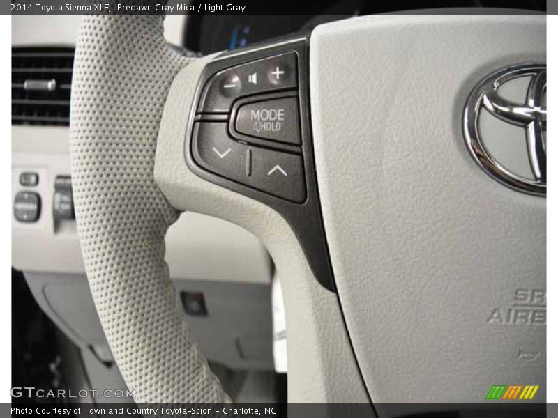 Predawn Gray Mica / Light Gray 2014 Toyota Sienna XLE