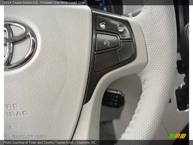 Predawn Gray Mica / Light Gray 2014 Toyota Sienna XLE