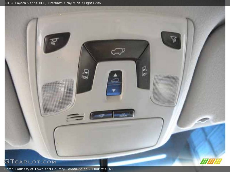 Predawn Gray Mica / Light Gray 2014 Toyota Sienna XLE
