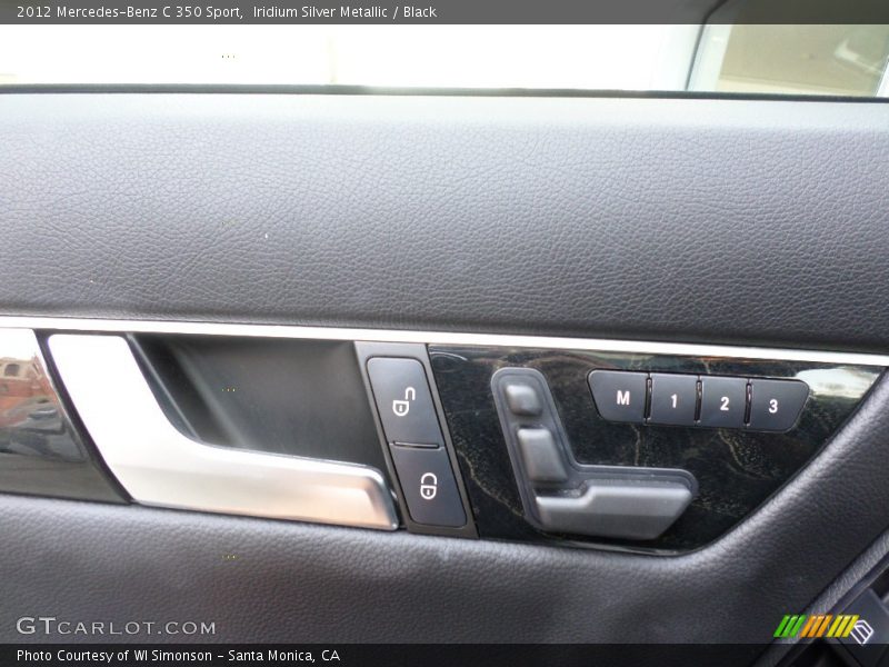 Iridium Silver Metallic / Black 2012 Mercedes-Benz C 350 Sport