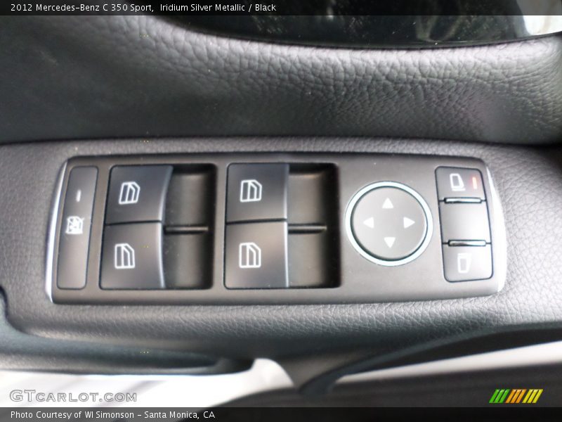 Iridium Silver Metallic / Black 2012 Mercedes-Benz C 350 Sport