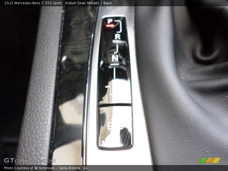 Iridium Silver Metallic / Black 2012 Mercedes-Benz C 350 Sport