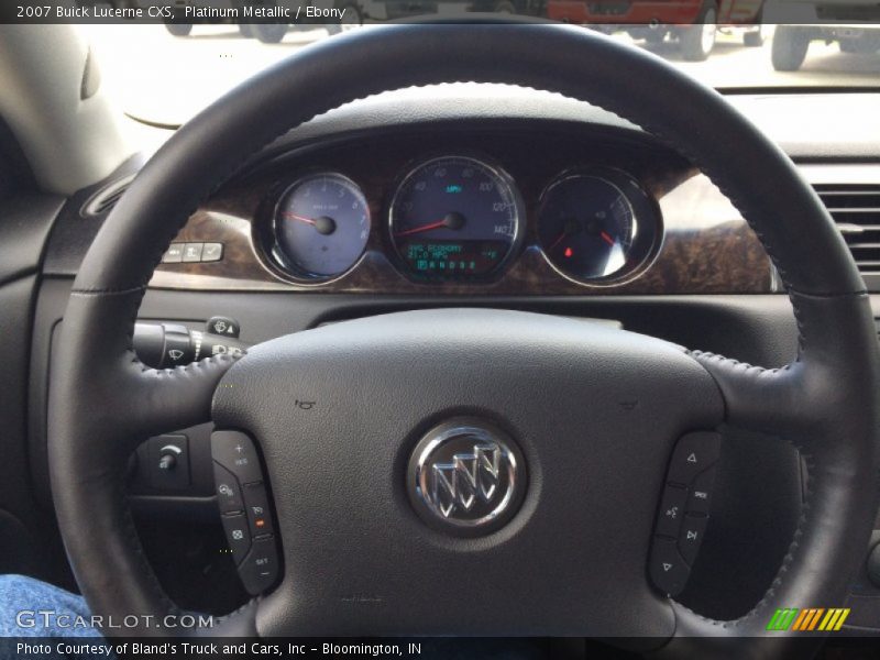 Platinum Metallic / Ebony 2007 Buick Lucerne CXS