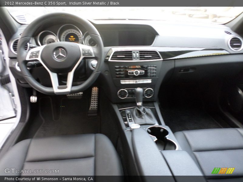 Iridium Silver Metallic / Black 2012 Mercedes-Benz C 350 Sport