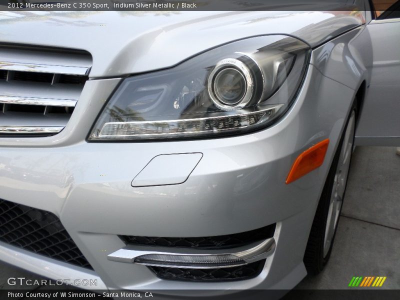 Iridium Silver Metallic / Black 2012 Mercedes-Benz C 350 Sport