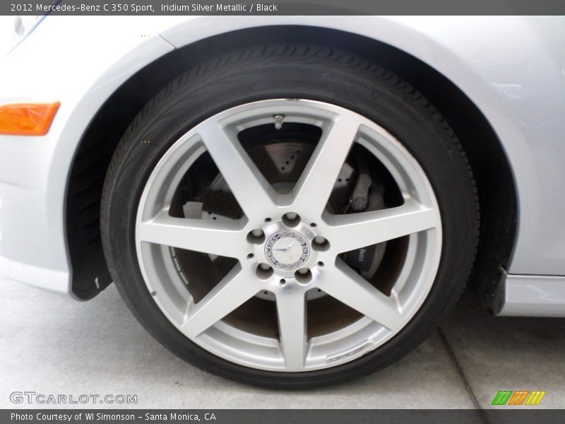 Iridium Silver Metallic / Black 2012 Mercedes-Benz C 350 Sport
