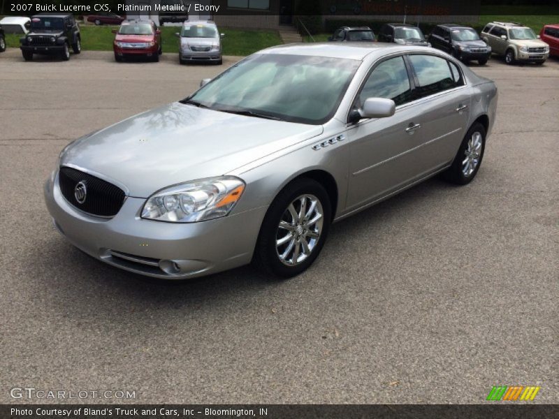 Platinum Metallic / Ebony 2007 Buick Lucerne CXS