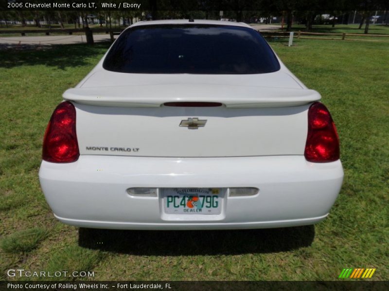 White / Ebony 2006 Chevrolet Monte Carlo LT