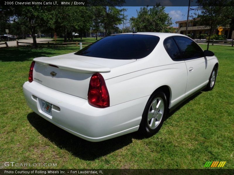White / Ebony 2006 Chevrolet Monte Carlo LT