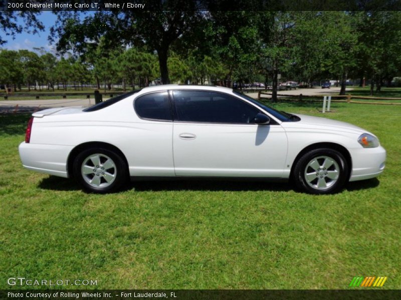 White / Ebony 2006 Chevrolet Monte Carlo LT