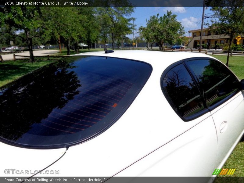 White / Ebony 2006 Chevrolet Monte Carlo LT