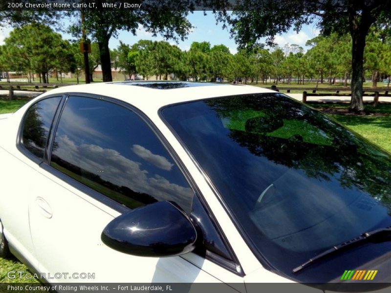 White / Ebony 2006 Chevrolet Monte Carlo LT
