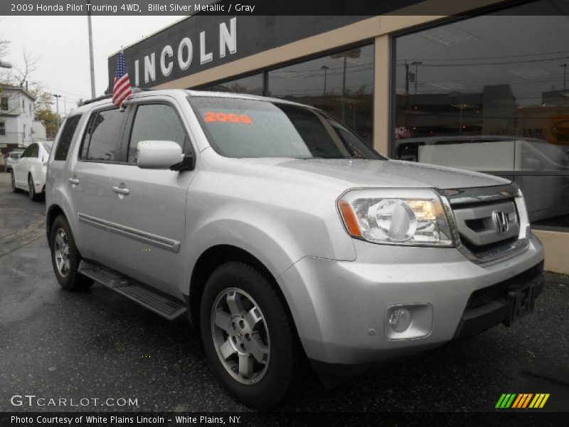 Billet Silver Metallic / Gray 2009 Honda Pilot Touring 4WD