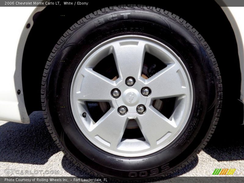 White / Ebony 2006 Chevrolet Monte Carlo LT