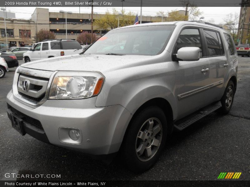 Billet Silver Metallic / Gray 2009 Honda Pilot Touring 4WD