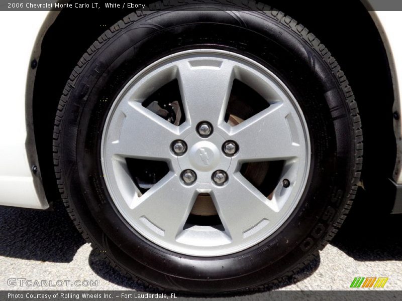 White / Ebony 2006 Chevrolet Monte Carlo LT