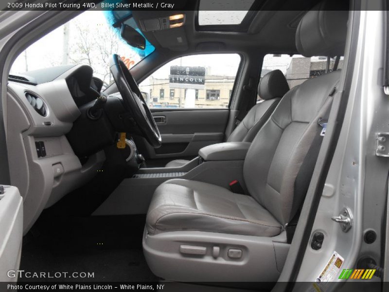 Billet Silver Metallic / Gray 2009 Honda Pilot Touring 4WD
