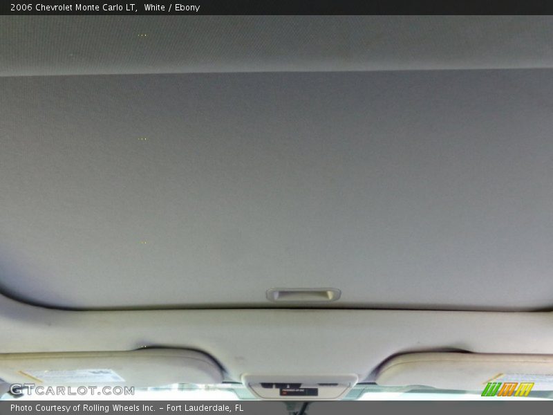 White / Ebony 2006 Chevrolet Monte Carlo LT