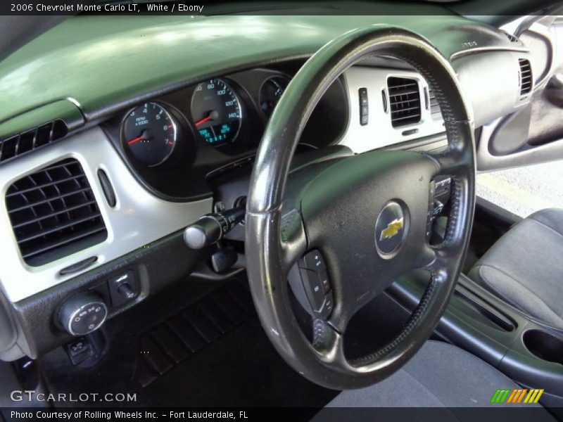 White / Ebony 2006 Chevrolet Monte Carlo LT