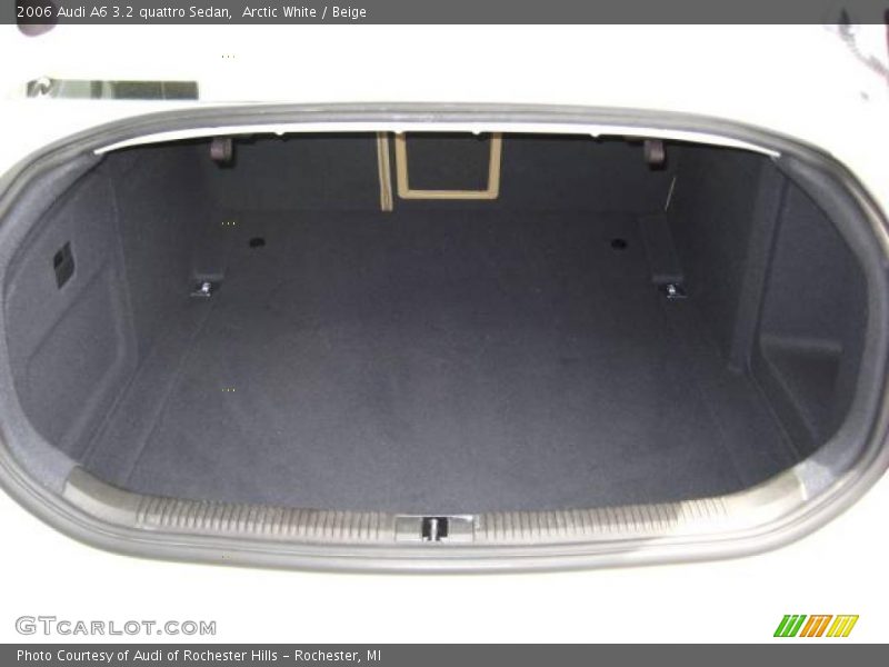 Arctic White / Beige 2006 Audi A6 3.2 quattro Sedan