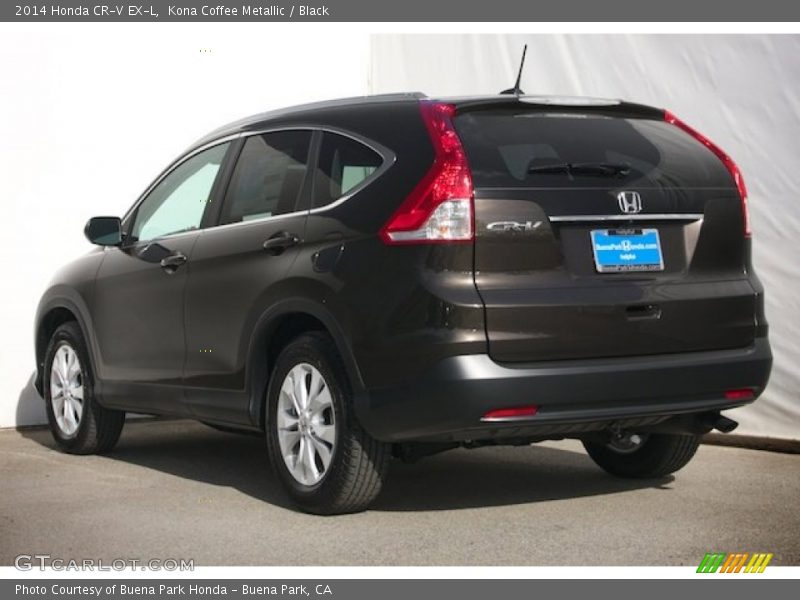 Kona Coffee Metallic / Black 2014 Honda CR-V EX-L