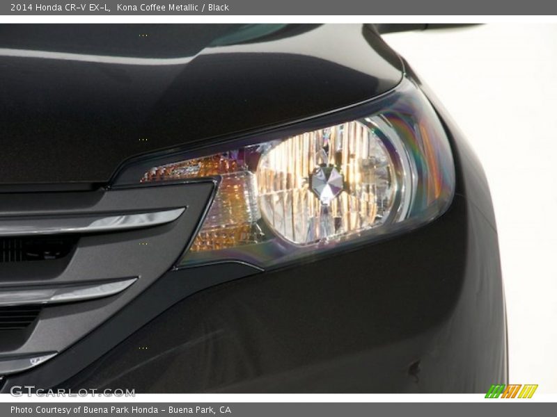 Kona Coffee Metallic / Black 2014 Honda CR-V EX-L