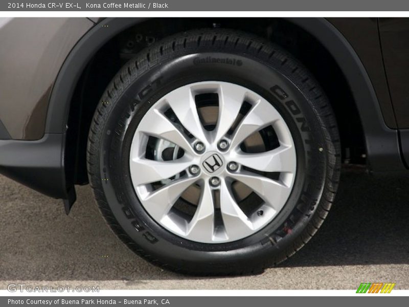 Kona Coffee Metallic / Black 2014 Honda CR-V EX-L