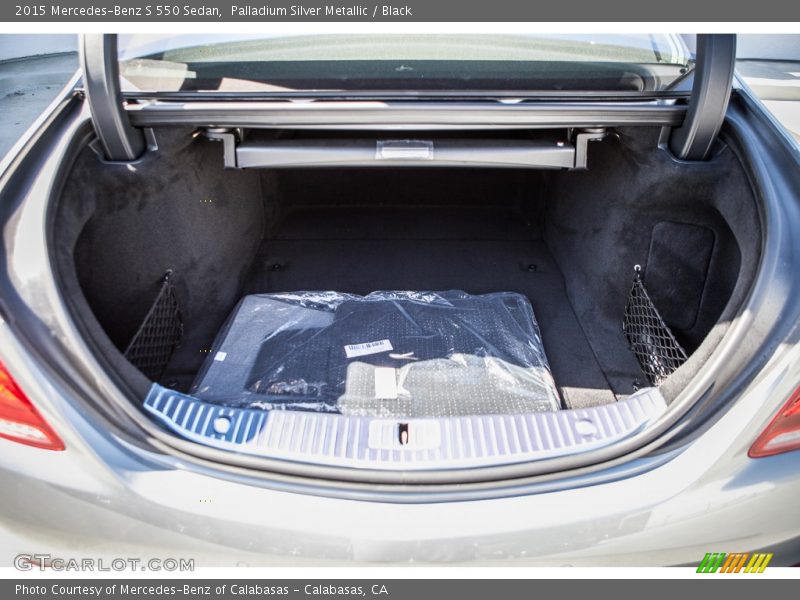 Palladium Silver Metallic / Black 2015 Mercedes-Benz S 550 Sedan