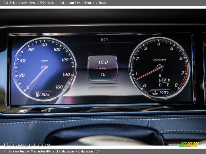  2015 S 550 Sedan 550 Sedan Gauges
