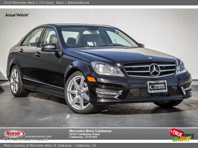 Black / Almond/Mocha 2014 Mercedes-Benz C 250 Sport