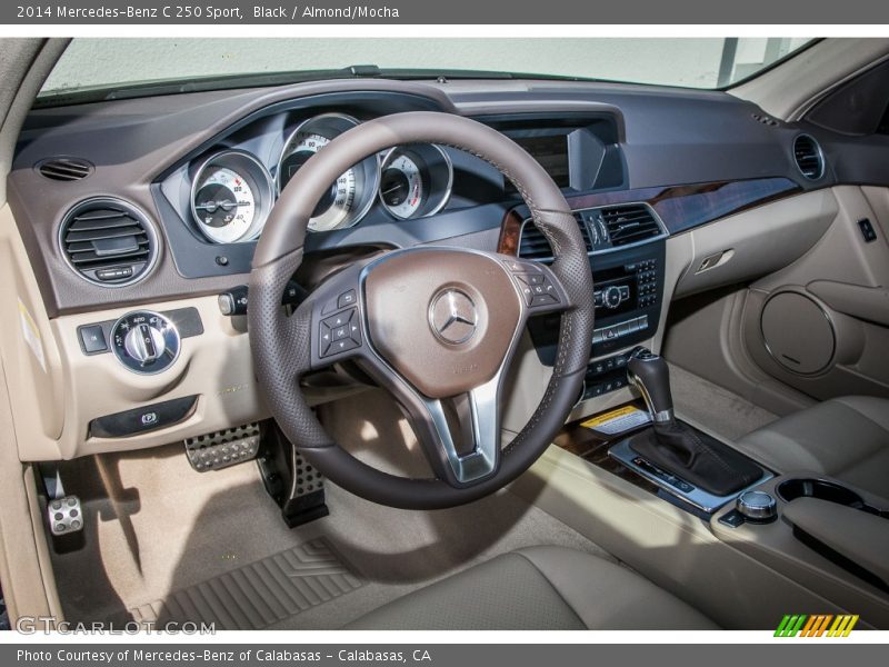 Black / Almond/Mocha 2014 Mercedes-Benz C 250 Sport
