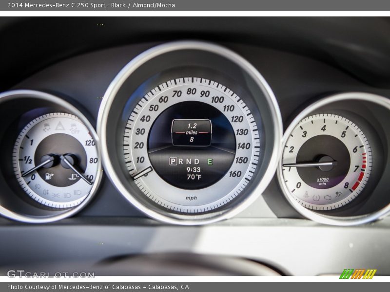 Black / Almond/Mocha 2014 Mercedes-Benz C 250 Sport