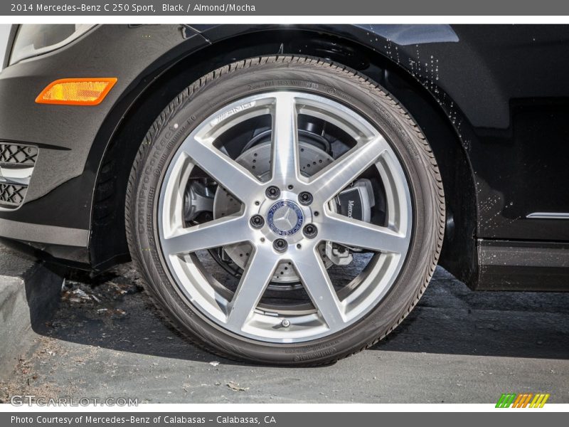 Black / Almond/Mocha 2014 Mercedes-Benz C 250 Sport